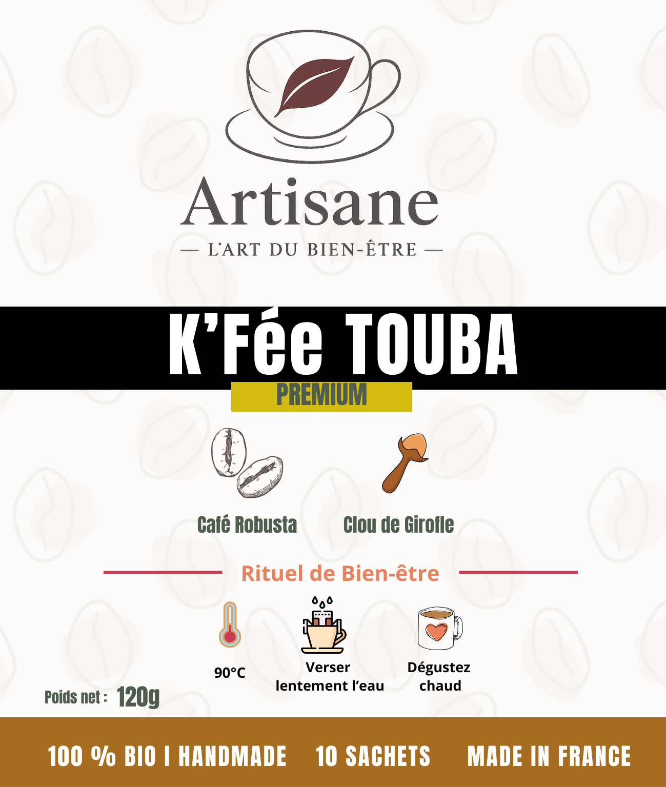 K'FÉE TOUBA - Café Touba (Infusettes)